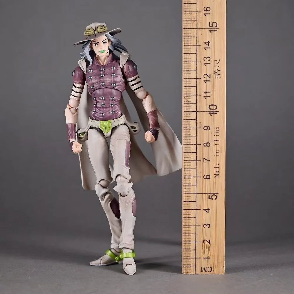 JoJo's Bizarre Adventure Figure Steel Ball Run Action Figures 16cm SBR Doll Decoration Statue Collection Model Toy Birthday Gift