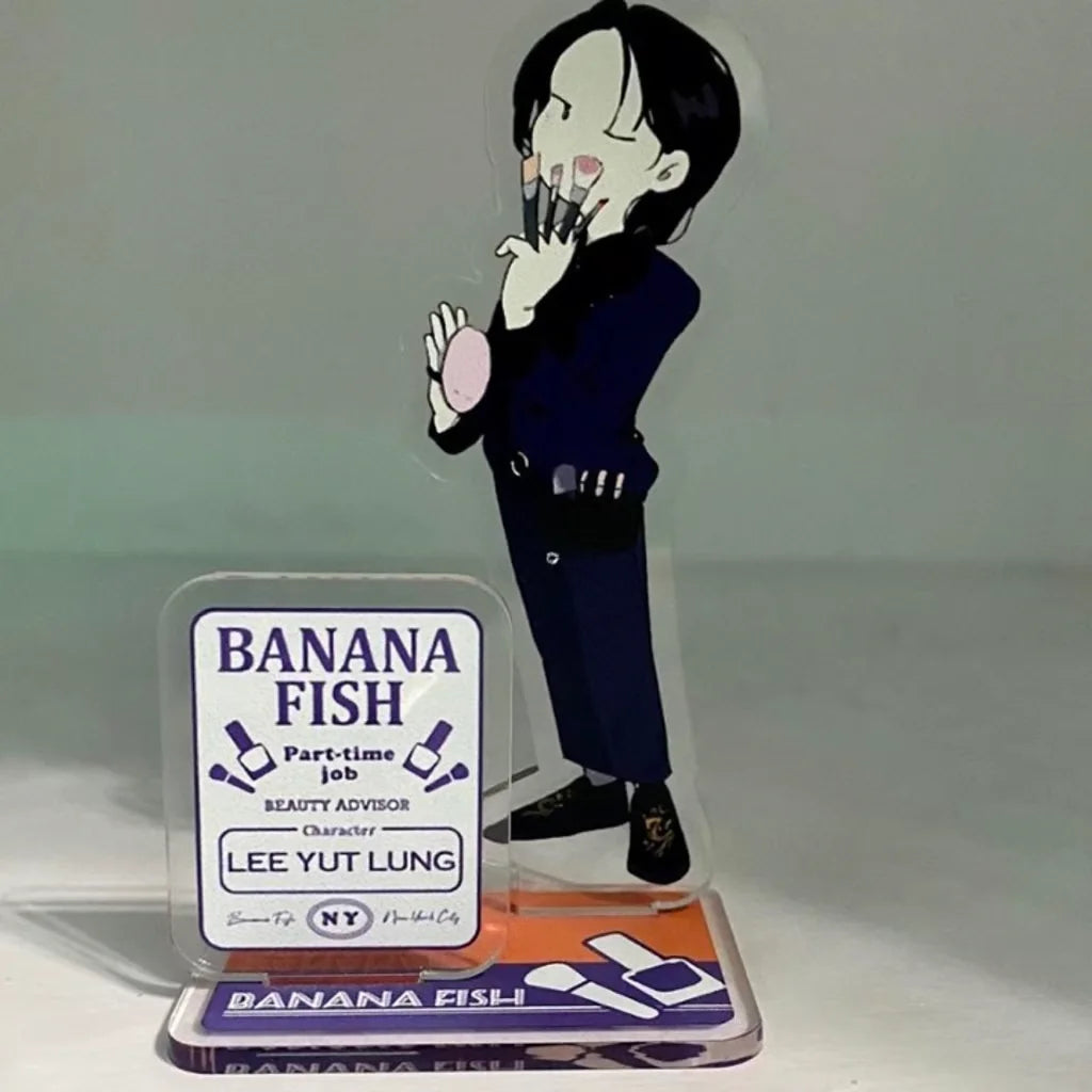 Cartoon Anime Banana Fish Ash Okumura Eiji Acrylic Stand Figure Display Ibe Shunichi Figure Model Plate Christmas Props Toy