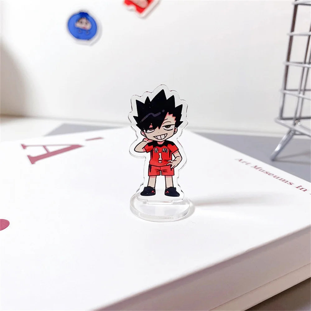 Haikyuu Anime Peripheral Shoyo Hinata Tobio Kageyama Figures Men Women Cartoon Vertical Tabletop Decoration Collectible Gift