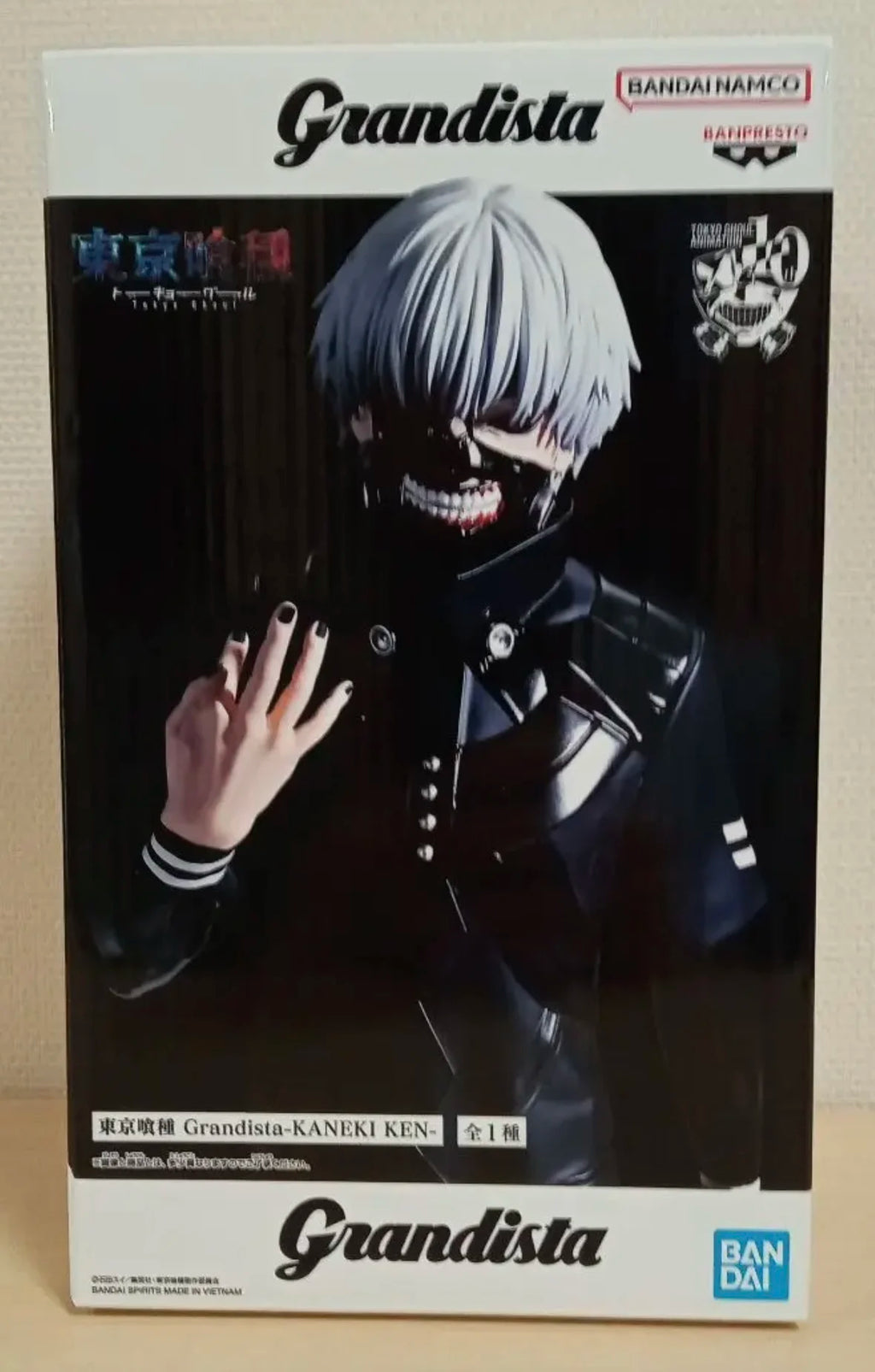 Officially Licensed Original BANPRESTO Grandista Kaneki Ken Figure Anime Model Tokyo Ghoul Figure Toy