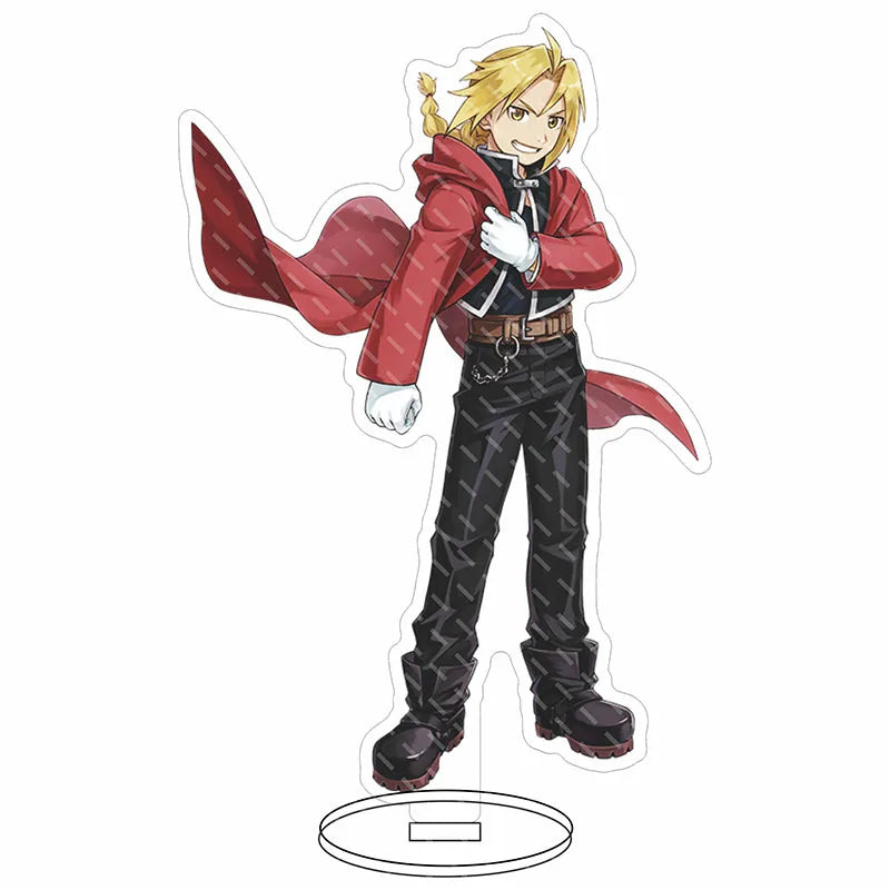 Anime Fullmetal Alchemist Acrylic Stand Action Figure PVC Desktop Stand Model Toy Christmas Gif
