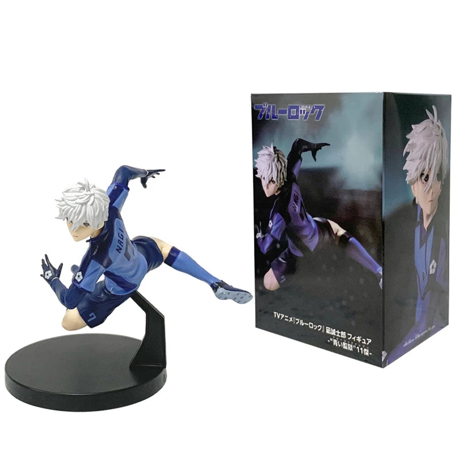 14cm Blue Lock Anime Figure Full Dress Nagi Seishirou Handsome Mikage Reo Action Figure Room Decorations Collection Model Toys