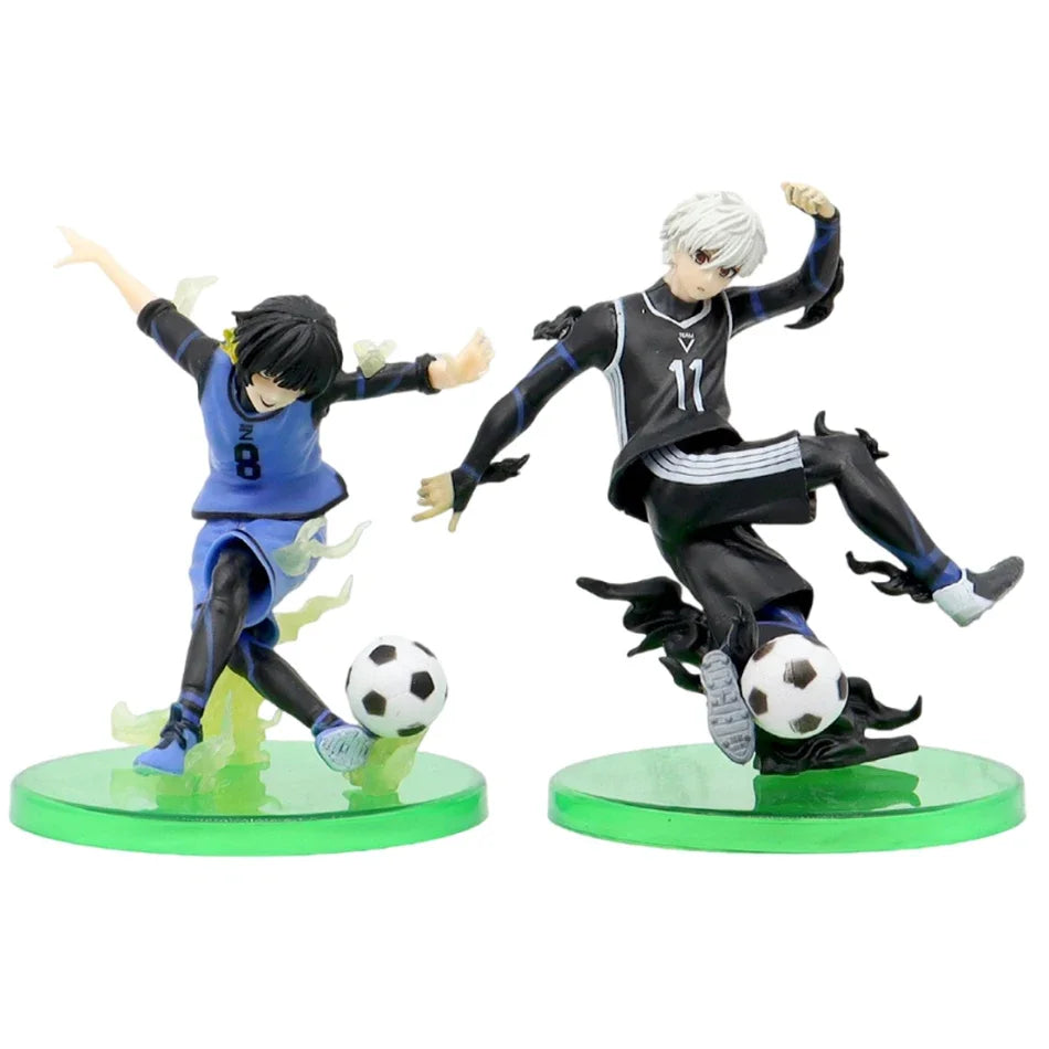 BLUE LOCK Anime Isagi Yoichi Seishiro Bachira Meguru Bachira Meguru Mikage Reo PVC Action Figures Anime Cartoon Model Toy Gift