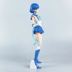Sailor Moon Anime Figure Hino Rei Mizuno Ami Sailor Mars Mercury Decor Ornaments Pvc Action Figurine Collectible Model Toy Gift