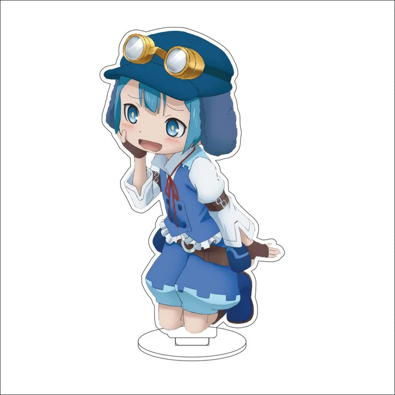 Anime Made in Abyss Acrylic Stand Ornaments Riko Reg Nanachi Prushka Figure Stand Halloween Gifts