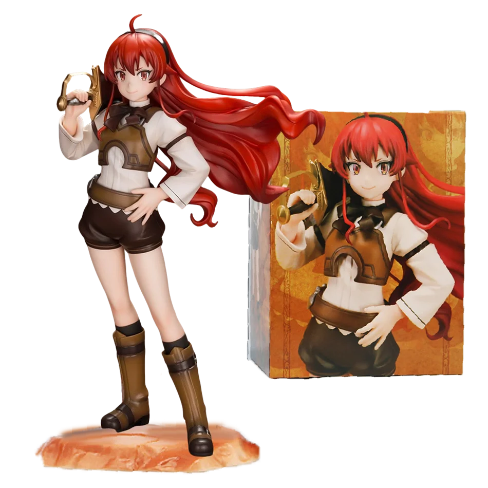 18cm Magician Eris Greyrat/Sylphiette Action Figure Mushoku Tensei：Jobless Reincarnation Anime Figure PVC Adult Model Doll Toys