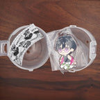BANANA FISH Anime Ash Lynx Shorter Wong Rubber Keychain Ornament Toys Collection Gift