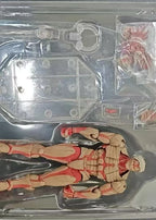16cm Kaiyodo Armored Titan Movable Model Toys Revoltech Amazing Yamaguchi Yoroi No Kyojin Attack On Titan Anime Figures Toy Gift