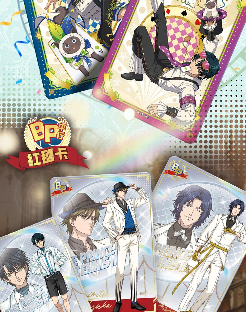 Genuine KAYOU New The Prince of Tennis Card Shining Moment Chapter Peak Pack Animation Character SE BP Collection Card Toys Gift