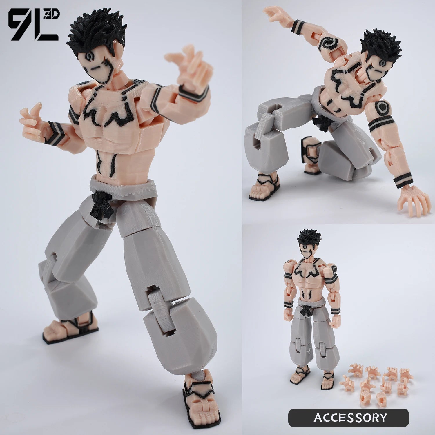 9L3D Lucky13 Gojo Sukuna Jujutsu Fushiguro Toji Gojo Satoru Action Figure Dummy13 T13 Multi-Jointed Collectible Toys Titan13
