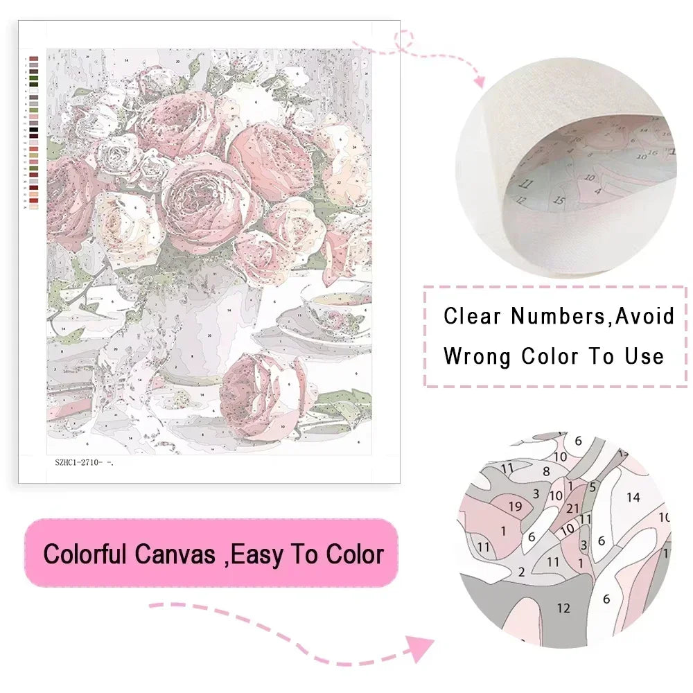 DIY Paint By Numbers Kits  The Prince of Tennis Easy for Beginners, No Skills Needed , Birthday Present, Unique Giftframeless,f
