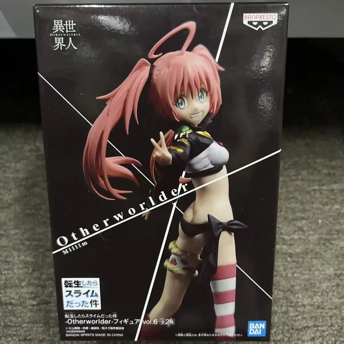 Bandai Banpresto That Time I Got Reincarnated As A Slime Otherworlder Vol.6 Milim Nava PVC Action Figure Model Doll Boy Toy Gift