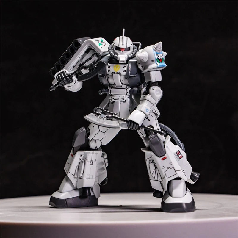 GUNDAM Animation Game Peripheral Toys HG 1/144 ZAKU BLACK TRI-STARS Assembly Movable Anime Action Model Figures Collection
