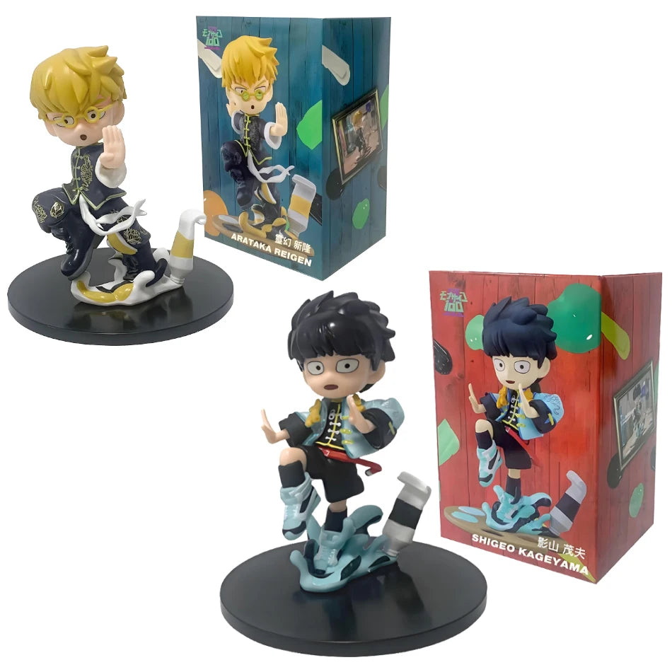Bushiroad PalVerse Mob Psycho100 Shigeo Kageyama & Arataka Reigen Anime Figures PVC Statue Collection Model Toys Kids Gift