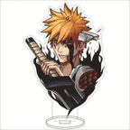 Anime BLEACH Acrylic Stand Manga Figures Kurosaki Ichigo Miniatures Figurines Garage Kits Model Toys GK Ornaments Decoration