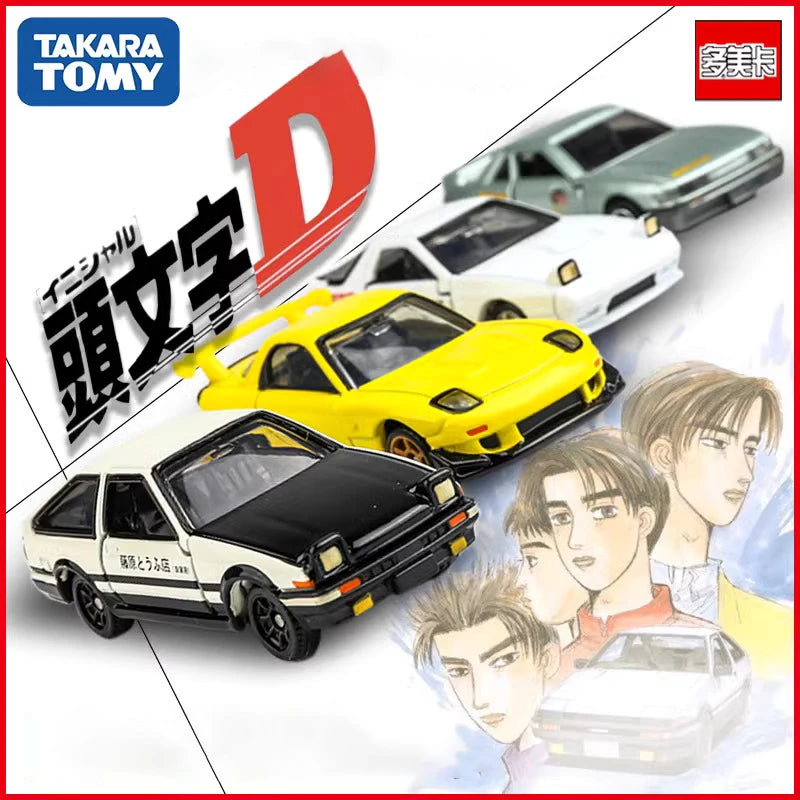 TOMY Initial D Toyota AE86 Supra RX7 GTR Alloy Car Diecasts & Toy Vehicles Car Model Miniature Scale Model Car For Children