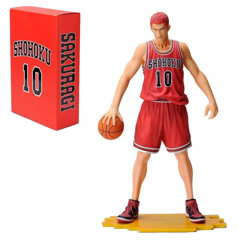 25 CM Anime SLAM DUNK Sakuragi Hanamichi PVC Action Figures Rukawa Kaede Akagi Takenori Mitsui Hisashi Collection Model Toys