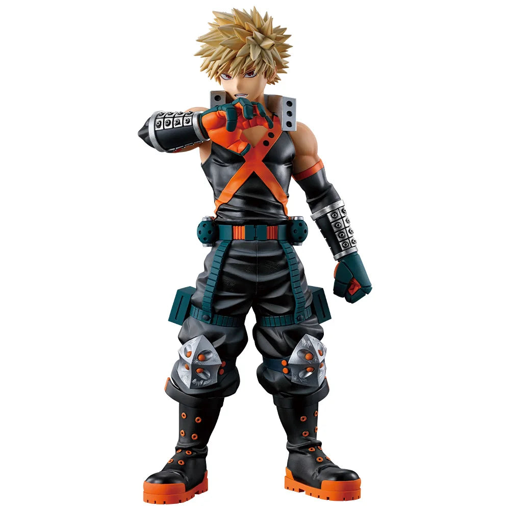 In Stock Original BANDAI Ichiban Kuji My Hero Academia Midoriya Izuku Shigaraki Tomura Katsuki Bakugo Figure Anime Model Toy