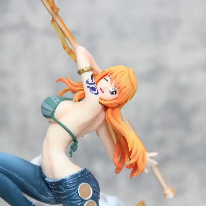 32cm Iu One Piece Nami Two Versions Resonance Series Anime Figure Model Gk Statue Boy Collection Desktop Decoration Ornament Toy