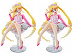Kawaii Anime Sweeties Sailor Moon Tsukino Usagi Fruit Ice Cream Ver. PVC Action Figure Statue Collectible Model Kids Toys Doll