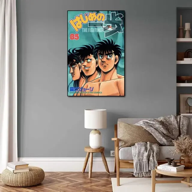 Hajime no Ippo Anime Video Game Canvas Art Poster  Modern Wall Art Picture Print for Family Bedroom Decor