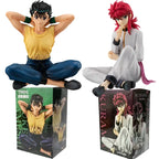 8cm YuYu Hakusho Figure Palm Size Yusuke Urameshi Anime Shuichi Minamino/Youko Kurama Action Figure Collectible Model Doll Toys