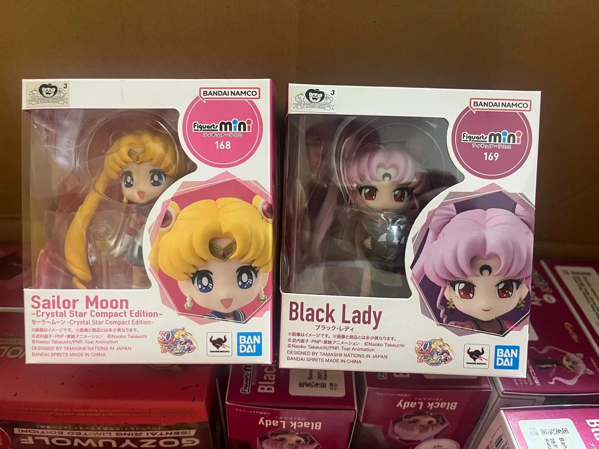 Bandai Sailor Moon series Figuarts mini Sailor Moon -Crystal Star Compact Edition Black Lady Premium Collectible Model Gift