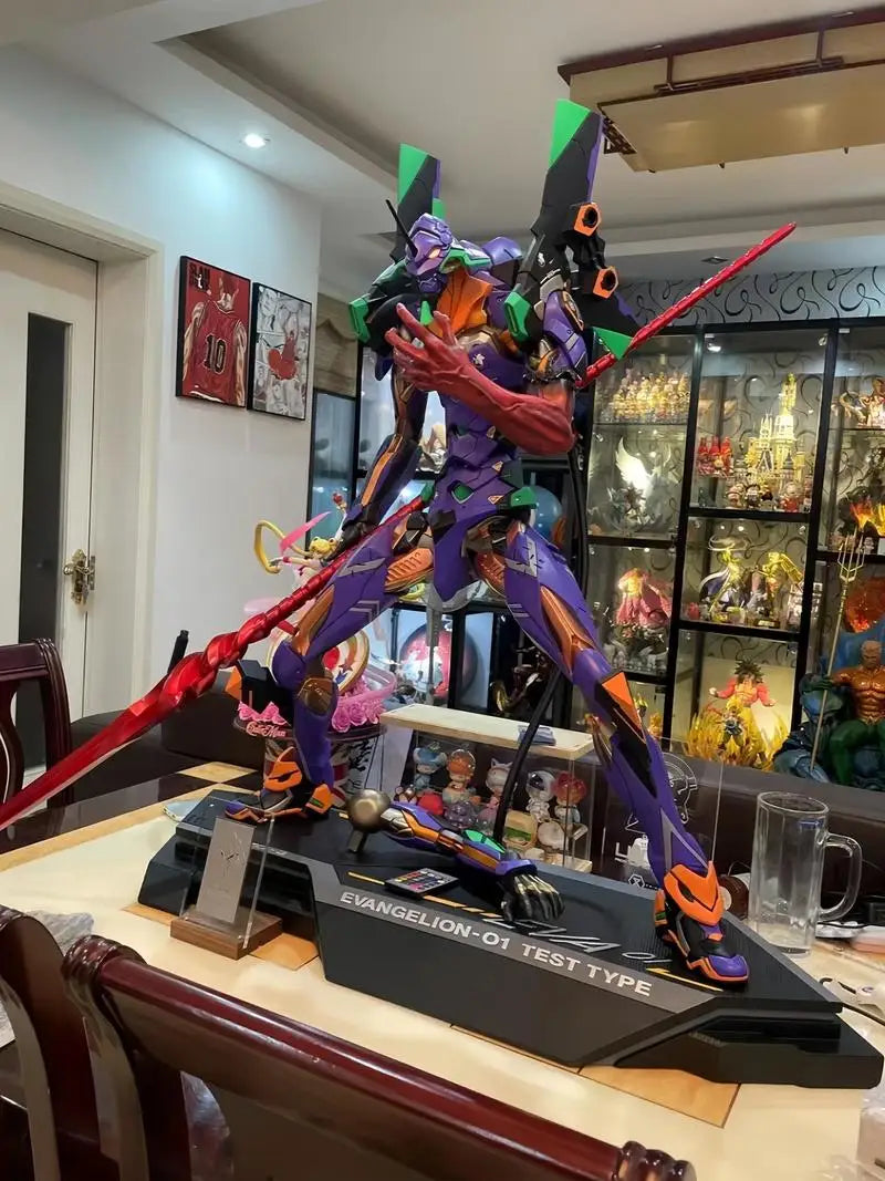 33cm Evanglion 01 Anime Figure Eva Mutations Luminous Action Figurine Collection Statue Desk Ornaments Model Doll Birthday Gifts
