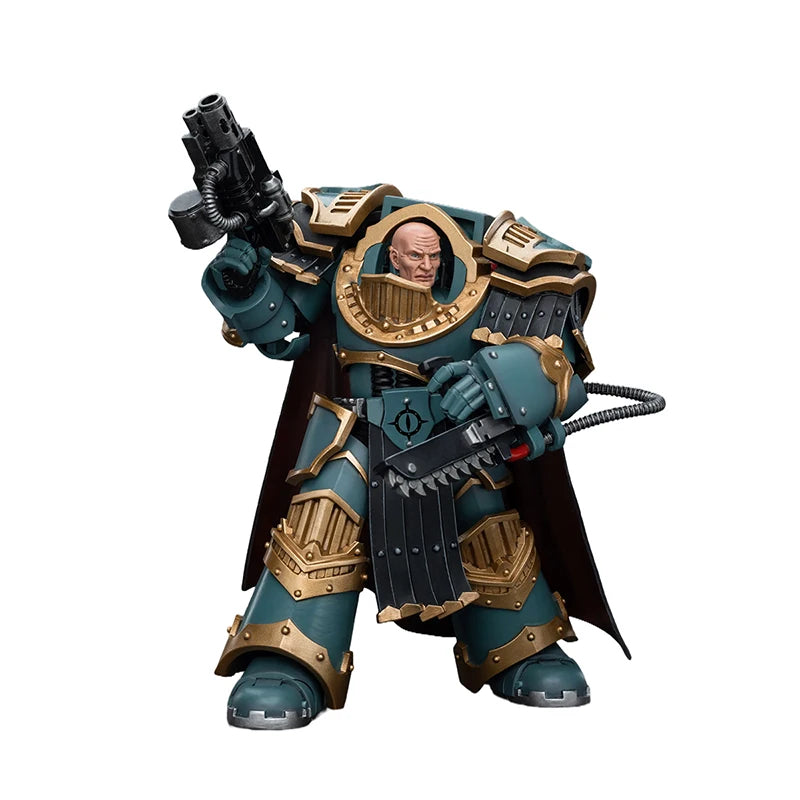 JOYTOY Warhammer 40k 1/18 Action Figures  Sons of Horus Legion Praetor in Cataphractii Terminator Armour