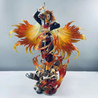 New Demon Slayer Anime Figure Rengoku Kyoujurou Figurines 30cm Pvc Model Anime Peripheral Character Model Decorate Boys Gifts