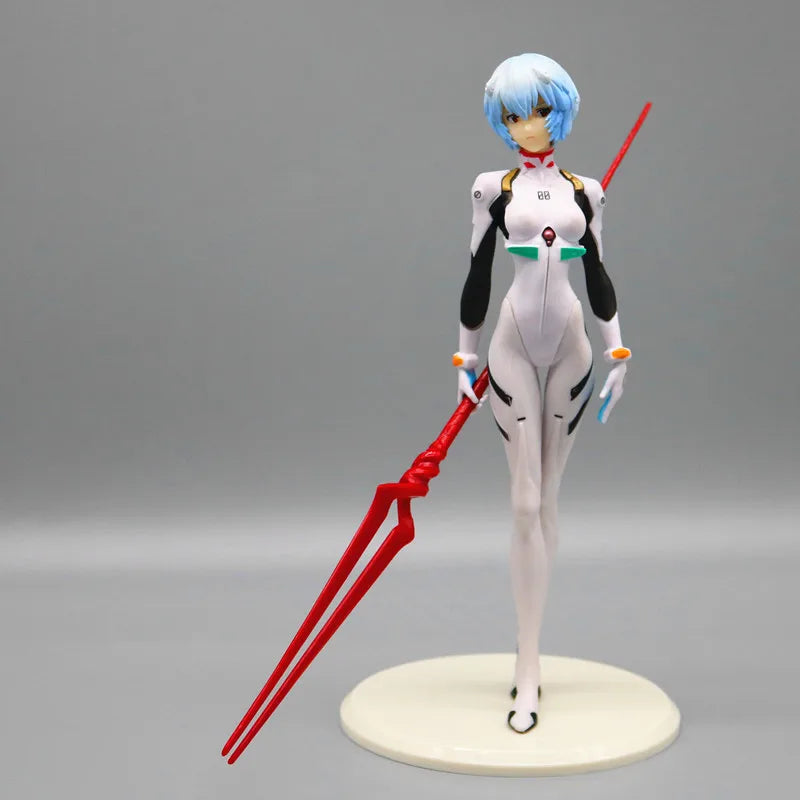 22cm New Evangelion Rei Figure Toys Doll Christmas Birthday Gift For Kids Girls