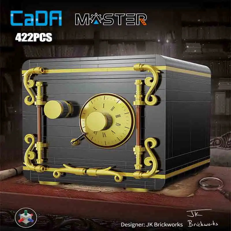 Cada 422PCS City Retro Combination Safe Building Blocks The Secret of Safe Experiment Education Bricks Toys Boys Gifts