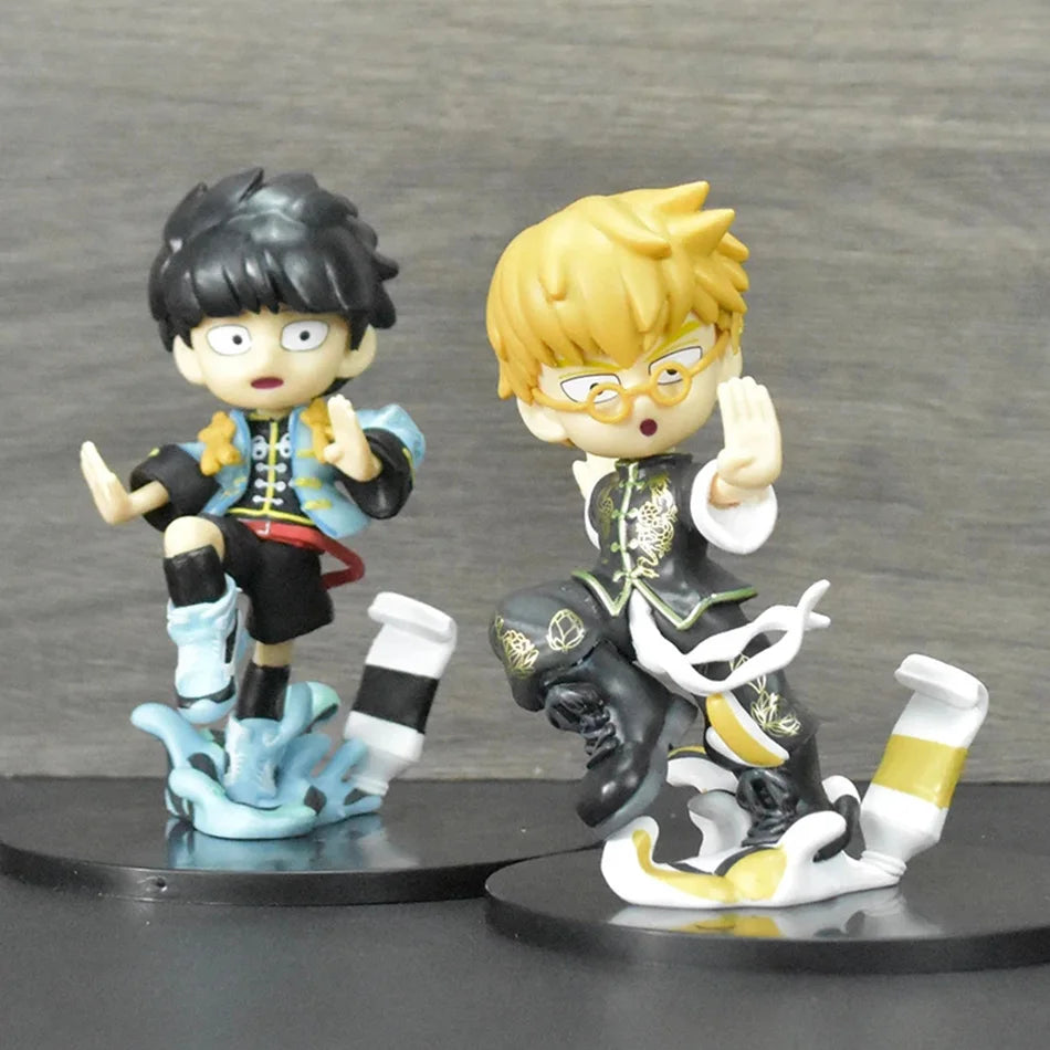 Original Mob Psycho 100 III Shigeo Kageyama Arataka Reigen Anime Figure Toys Kwaii Q Ver. PVC Mode