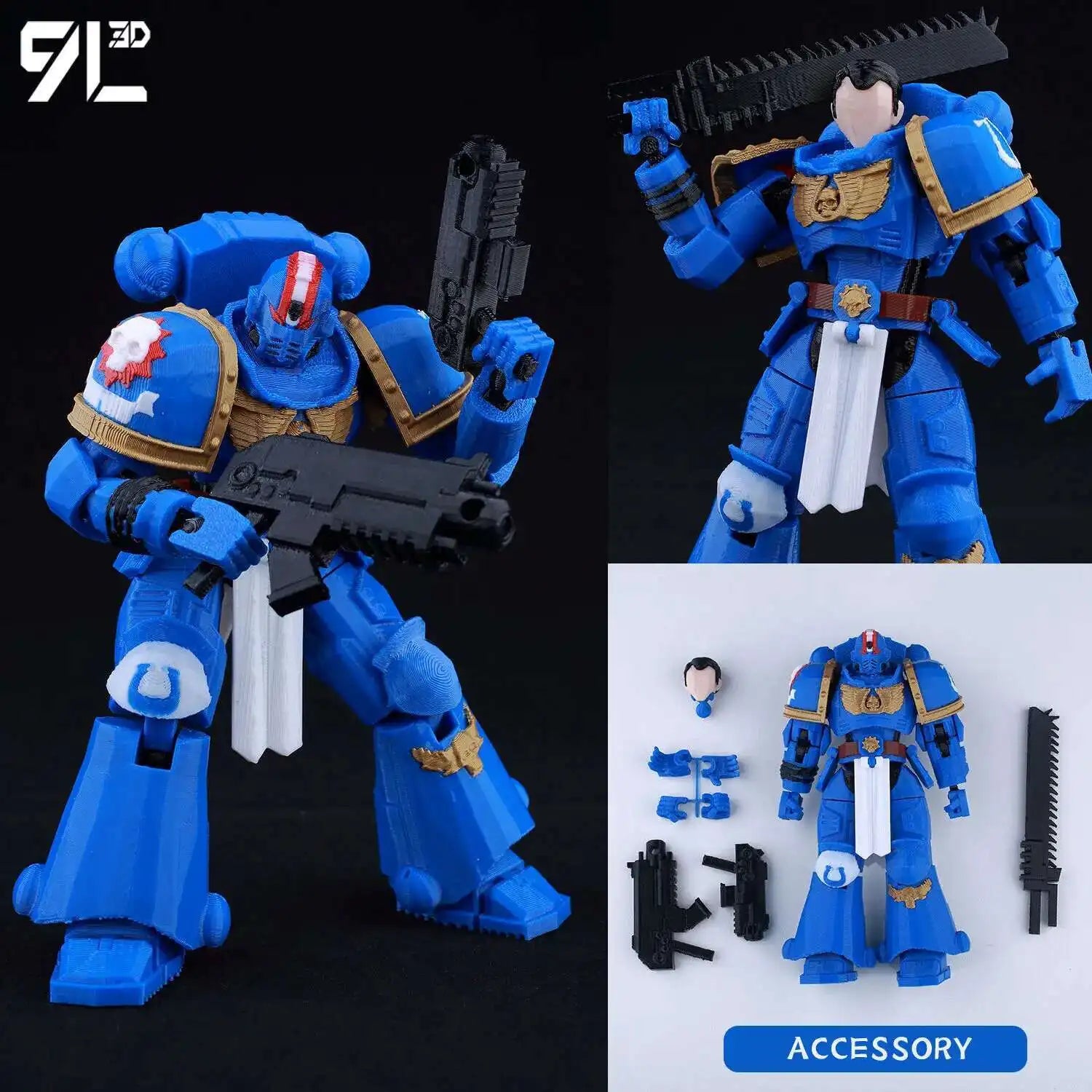 9L3D Printed Lucky Dummy 13 One-Punch Man 3D Action Figure, Multi-Jointed Poseable Anime Model, Collectible Gift for Fans