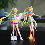 24cm Eternal Sailor Moon Figures Anime Tsukino Usagi Action Figure Eternal Tiare PVC Cake Ornaments Collection Model Toys Gifts