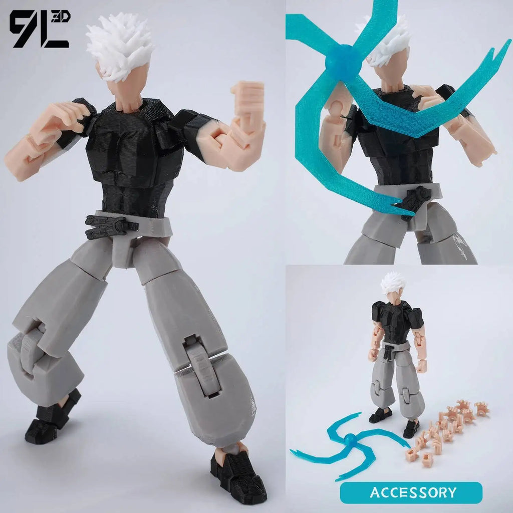 9L3D Lucky13 Gojo Sukuna Jujutsu Fushiguro Toji Gojo Satoru Action Figure Dummy13 T13 Multi-Jointed Collectible Toys Titan13