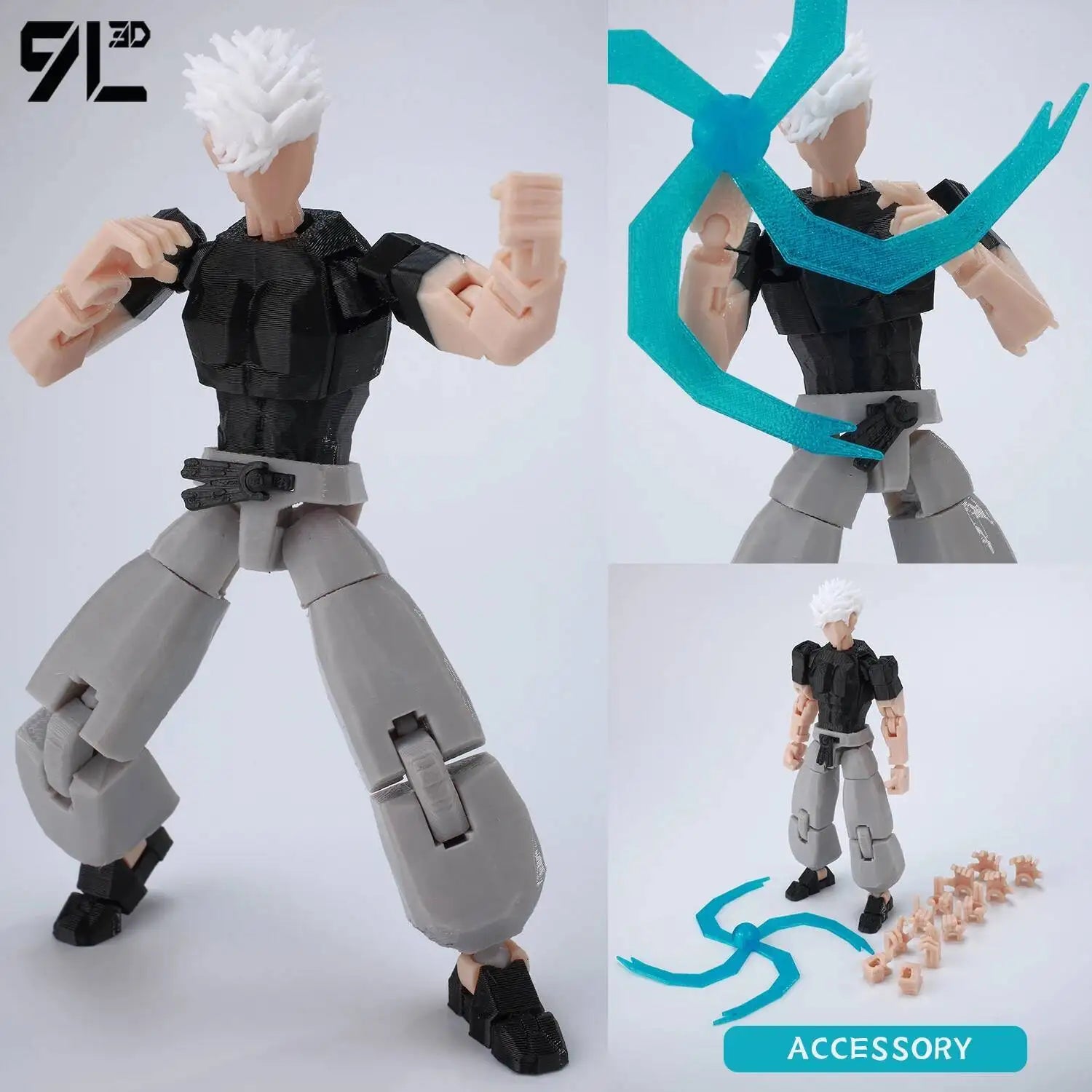 9L3D Lucky13 Gojo Sukuna Jujutsu Fushiguro Toji Gojo Satoru Action Figure Dummy13 T13 Multi-Jointed Collectible Toys Titan13