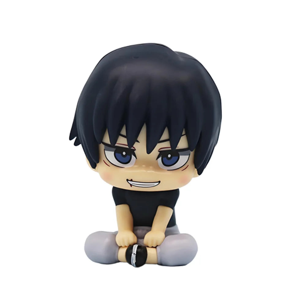 Anime Jujutsu Kaisen Figure Yuta Okkotsu Itadori Yuji Gojo Satori Fushiguro Megumi Kugisaki Toy Car Decoration PVC Model Gift