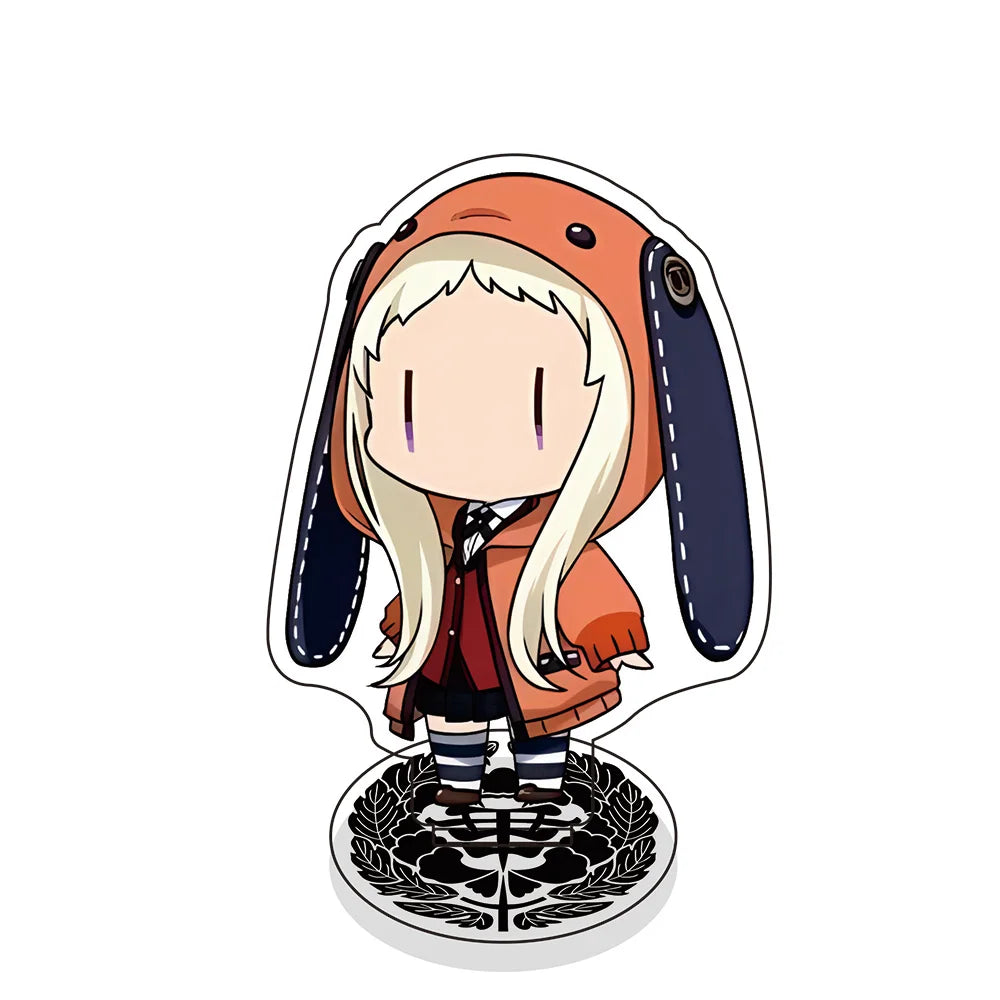 Anime Kakegurui 10cm Chibi Acrylic Stand - Cute Anime Character Figure, Collectible Display, Desk Decor, Perfect Gift for fans