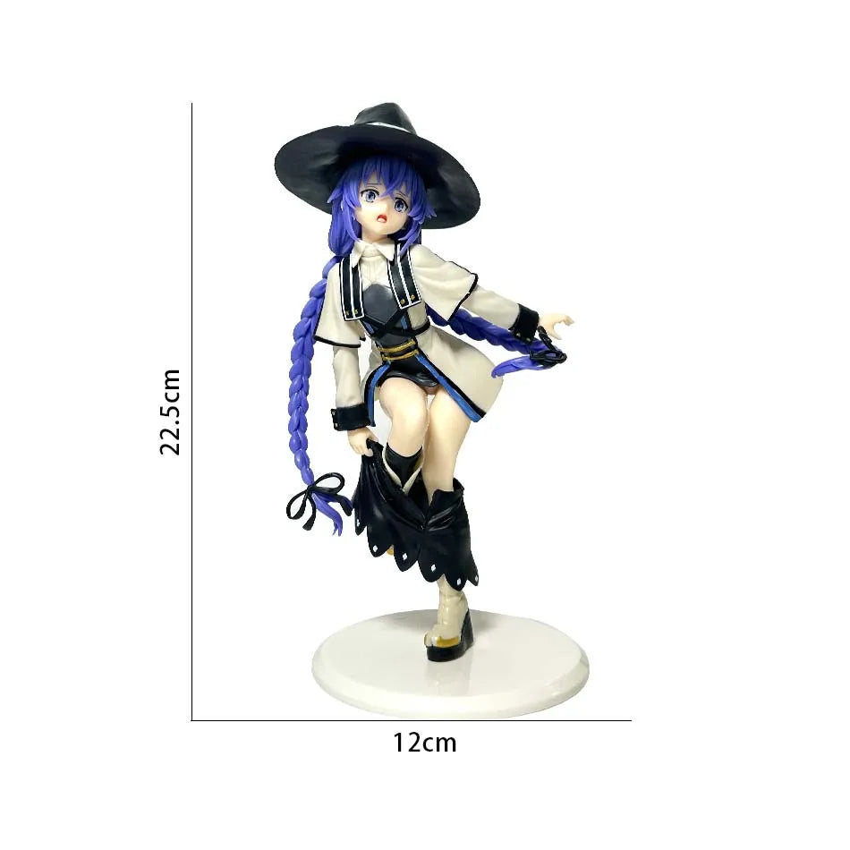 Magician Roxy Migurdia Action Figure Mushoku Tensei：Jobless Reincarnation Anime Figure PVC Adult Collection Model Doll Toys