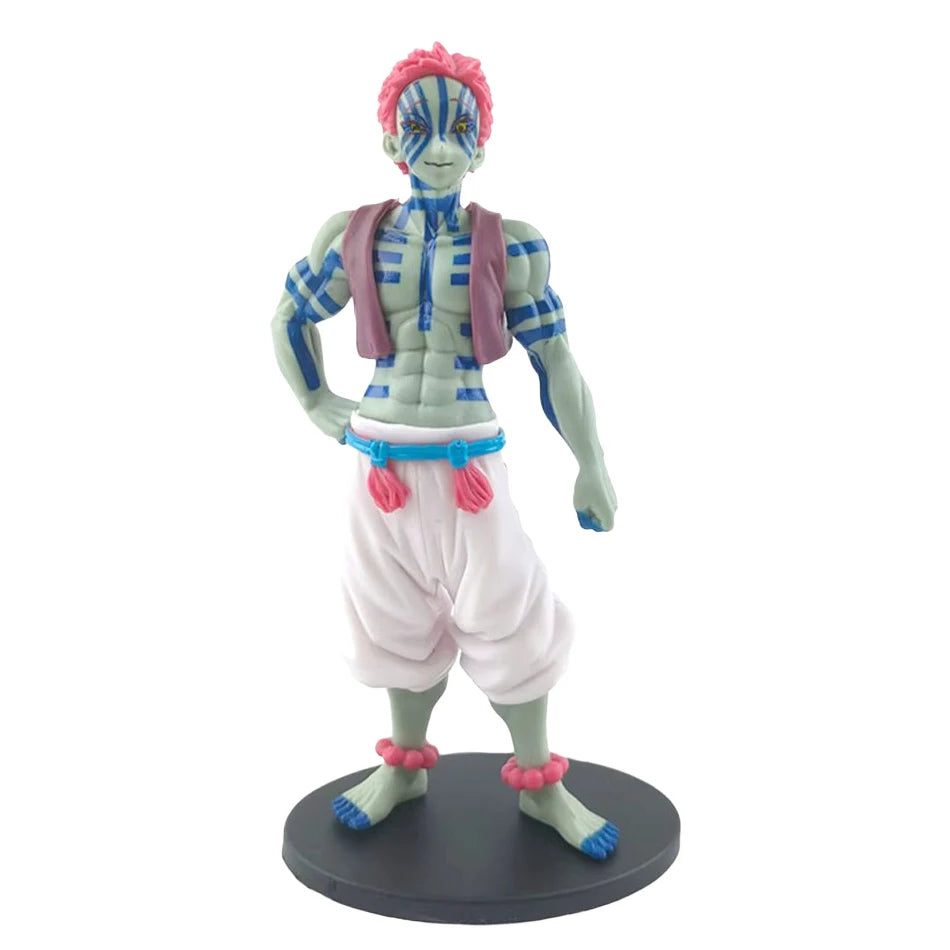 Demon Slayer Anime Action Figure - Kamado Tanjirou with Agatsuma Zenitsu And Nezuko PVC Model Toys Kimetsu No Yaiba Warriors