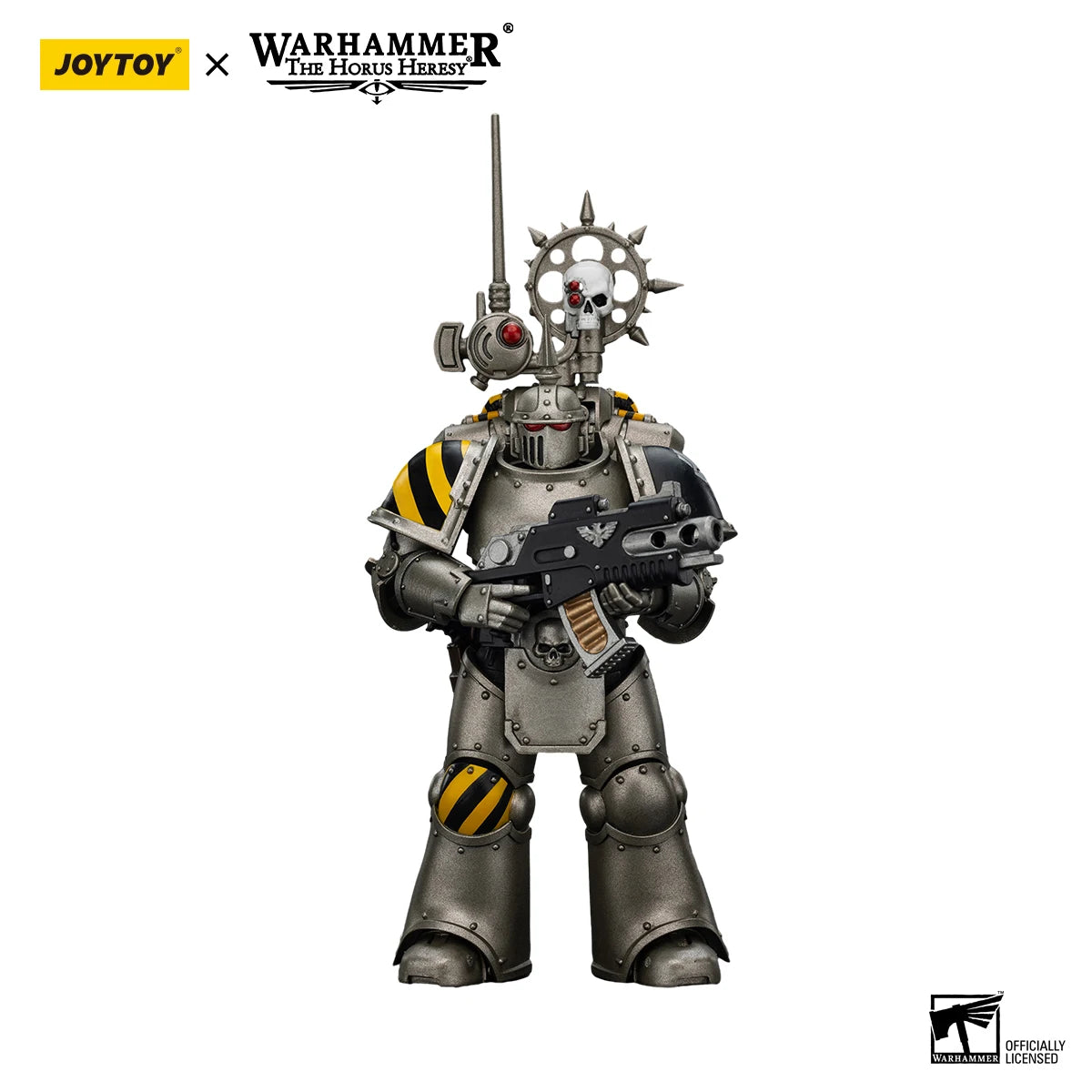 Warhammer "The Horus Heresy" 1/18 Action Figures lron Warriors MKlll Tactical Sergeant Tactical Legionary with Nuncio-vox