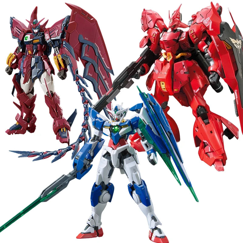 Fast Shipping Bandai RG RX-78-2 WING UNICORN GOD GUNDAM ASTRAY EXIA EPYON SAZABI Anime Original Model Toy Action Figure Children