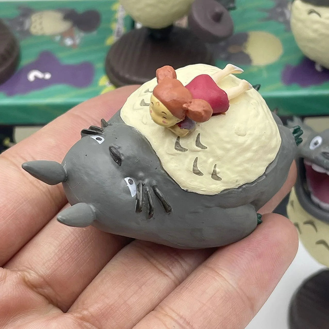 2025 New Hot Hayao Miyazaki Anime Peripheral 6pcs Totoro Surprise Blind Box Desktop Ornament Figure Birthday Gift Toy Model