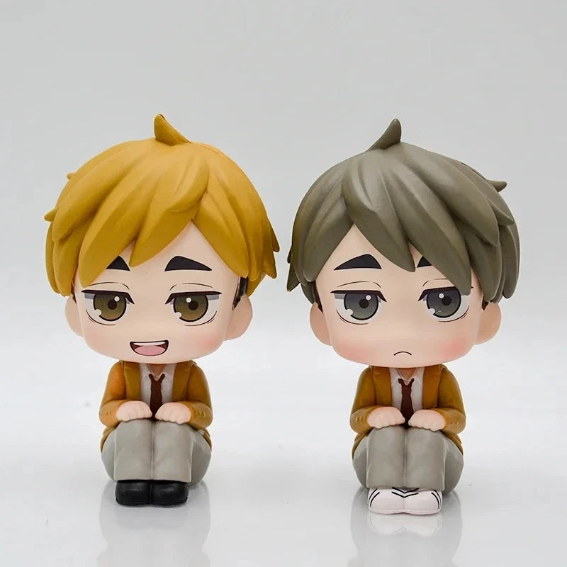 LookUp Haikyuu!! Atsumu Miya Anime Figure Osamu Miya Action Figure Kenma Kozume Figurine Q Version Model Statue Doll Toys Gifts