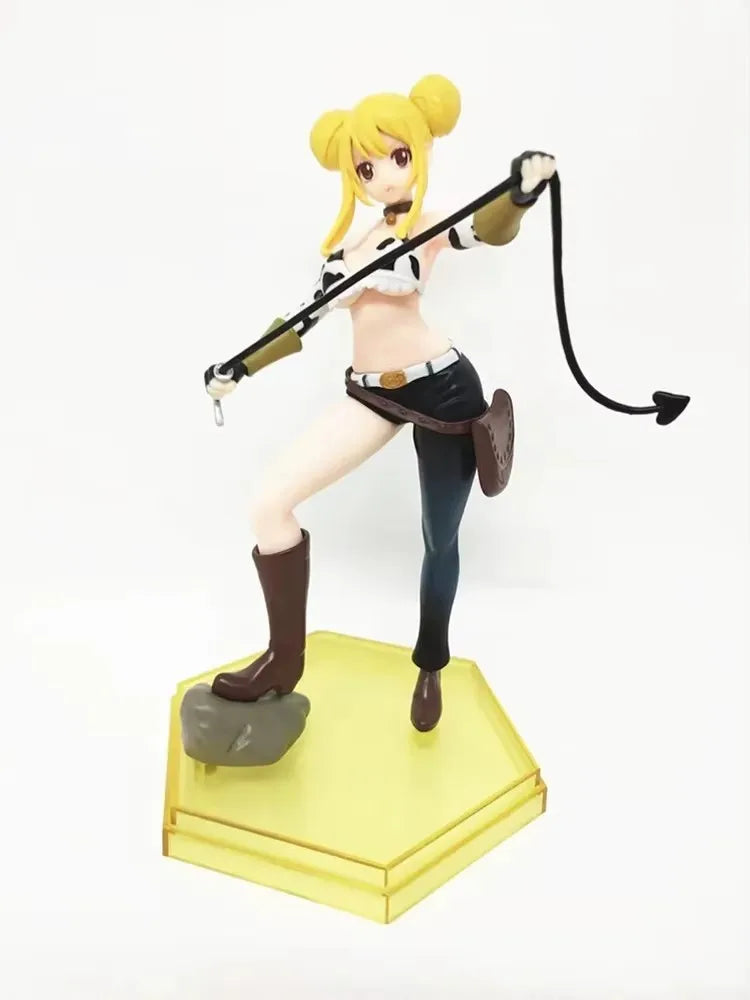 17cm Fairy Tail Lucy Heartfilia Virgo Form Anime Figure Pop Up Parade Lucy Action Figure Adult Collectible Model Gifts Toys