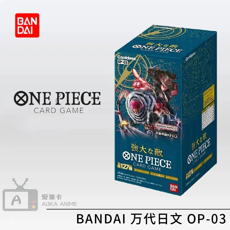 In Stock Bandai Original One Piece Anime Card OPCG OP01-OP13 EB02 EB03 Full Set Box Anime Manga TCG Cards for Collectors Gifts