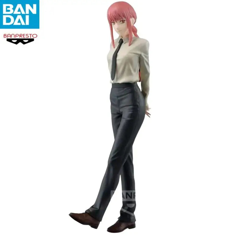 In Stock Genuine BANDAI Chainsaw Man Power Hayakawa Aki Makima Denji Anime Figure Model Desktop Ornament Toy Gift