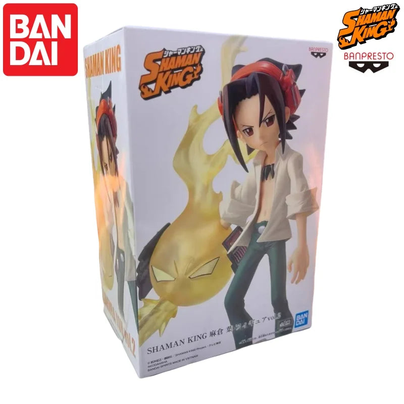 Bandai Banpresto Shaman King Yoh Asakura Vol.2 Statue Undefined Garage Ornaments Anime Characters Action Figure In Stock