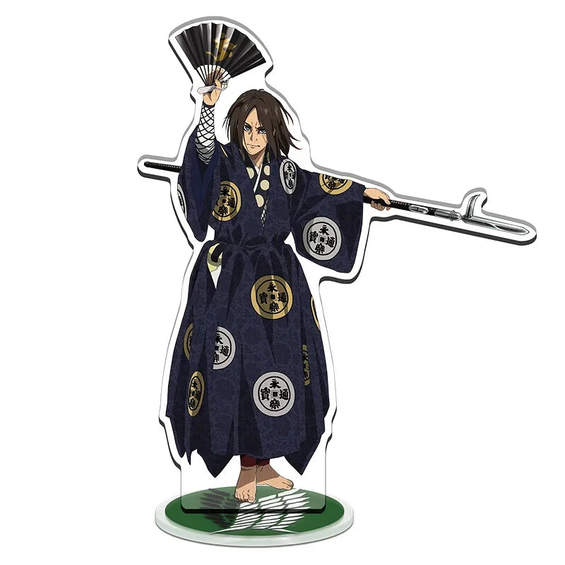 Attack on Titan Eren Jaeger Action Figure Toy Jean Hange Armin Mikasa Shingeki no Kyojin Acrylic Stand Model Doll For Exhibition